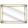 China Contemporary 3D Wall Mirror Interior Wooden Beads Frame Customized Size factory