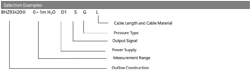 Ht BH93420-III Sereies Liquid Level Sensor Transmitter with Hart Agreement