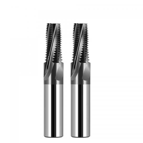 Quality Full Tooth Threading End Mill , 55 Degree Solid Carbide Thread Milling Tools for sale
