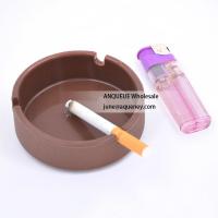 China Cheapest Round Ashtray, High quality Silicone Cigarette Ashtray for sale