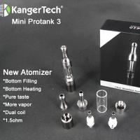 China 100% Kanger mini protank 3 glass cartomizer dual coils new arrival wholesale factory