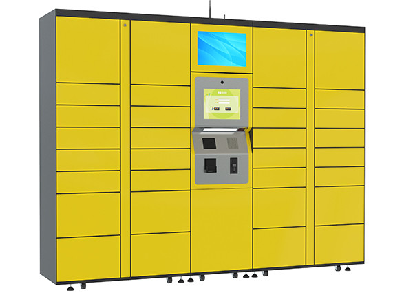 Quality 15 inch Touch Screen Parcel Delivery Lockers , Computer System Parcel Locker Service for sale