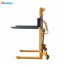 China Portable hand forklift 2000kg hydraulic manual pallet stacker for sale factory