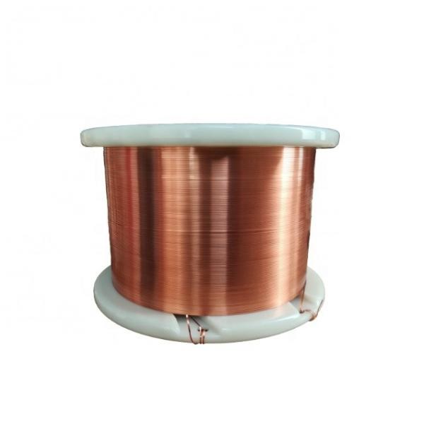 Quality Class 180 Polyurethane Coated Wire / 0.3 * 3.0 Mm Flat Copper Wire for sale