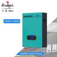 Quality 48v 5kw Solar Wall Mounted Lithium Battery Lifepo4 For Energy Storage System for sale