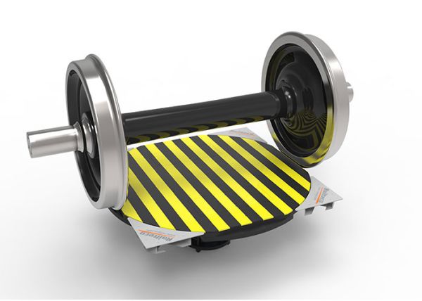 pneumatic railway wheelset turntable 110mm - 140mm diameter