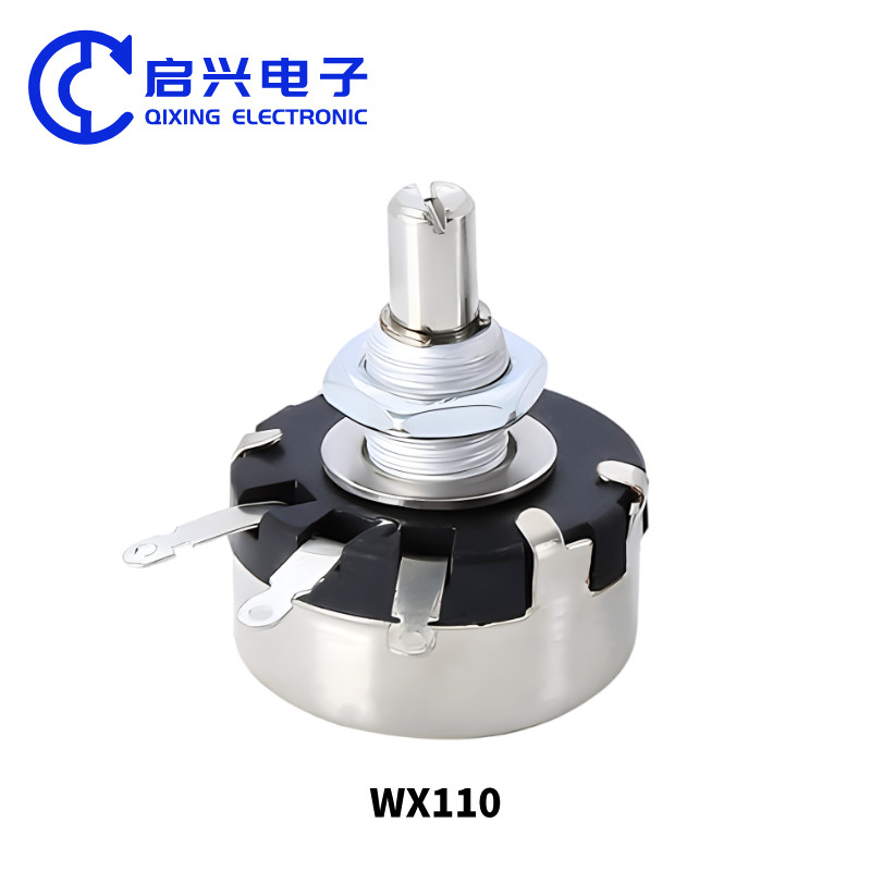 Quality 1W Single Coil Wire Wound Potentiometer 100 Ohm Potentiometer Wx110 for sale