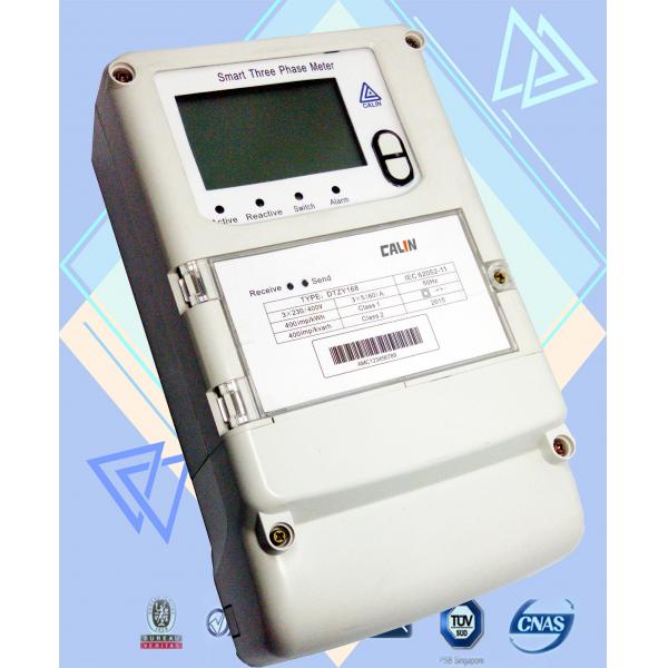Quality 4 Programmed Channel Three Phase Kwh Meter 8 Digits Amr Electric Meter for sale
