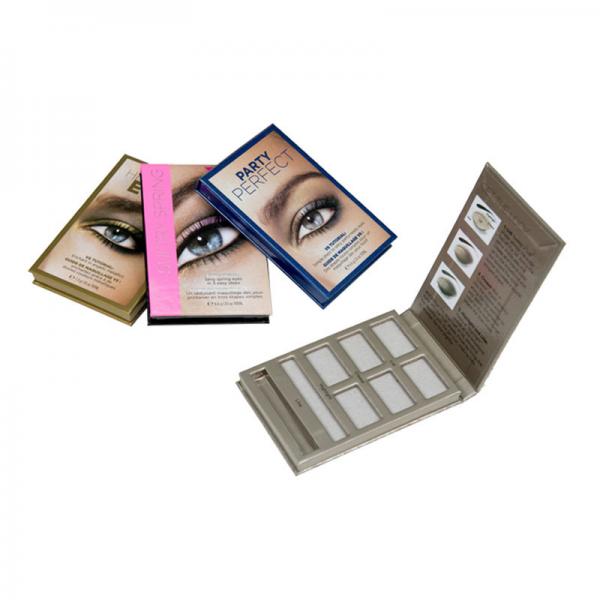 Quality FSC Eyeshadow Packaging Boxes Cosmetic Packing Box With Mirror for sale