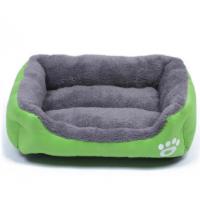 China Polyester Pet Crate Bed Sofa Solid Plush Dog Bed for sale