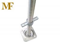 China Adjustable Leveling 24&quot; Golden Galvanized Screw Jack with Base Plate factory