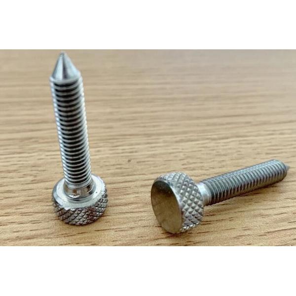Quality Stainless Steel Non Standard Screws , A2 - 70 Knurled Head Thumb Screws for sale