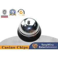 China Poker table accessory Big Call Bells, Chrome Finsh, Metal Construction Creates Loud Clear Prompt Bell factory