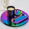 China ± 0.01mm Tolerance Home Decoration Candle Tools Multicolor Gold Silver Color Metal Plate factory