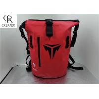 China Waterproof Dry Bag Backpack 30L Red Large Insulated Thermal Bag factory