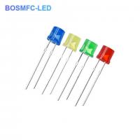 China 5mm Flat Top Through Hole LED Diffused 100 Degree Viewing Angle factory