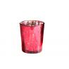 China Round Glass Cylinder Candle Holder Mercury Votive Candle Holders For Christmas factory
