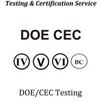 China Department Of Energy DOE Certification North American Certification factory
