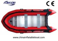 China Heavy Duty PVC Foldable Inflatable Boat 6 Person Inflatable Dinghy With Motor factory