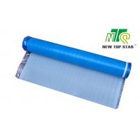 Quality 20kg/m3 Thermal Insulation Laminate Flooring Underlayment With Blue Single Foam for sale