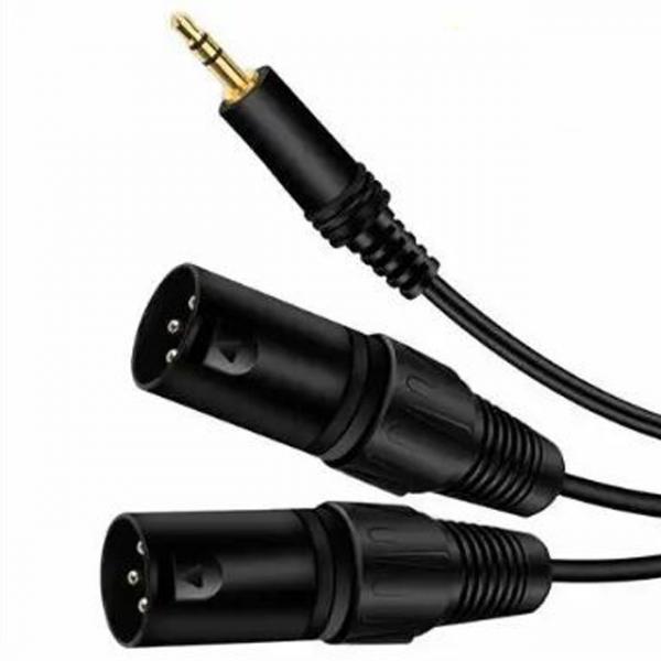 Quality Custom Molded XLR Microphone Cable Aux Jack Audio Cable 3.5mm Patch Cords and for sale