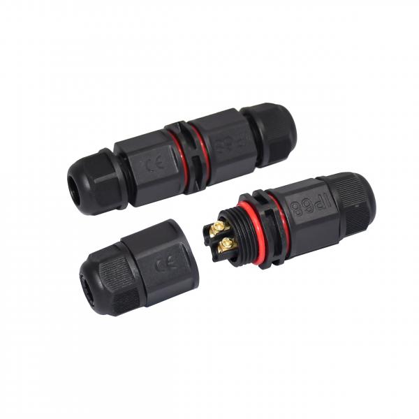 Quality IP68 Rubber AC DC M20 2 Pin Waterproof Connector For LED Module & Driver for sale