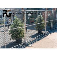 Quality Decorative Chain Link Temporary Fence Panels For Architectural Worksite for sale