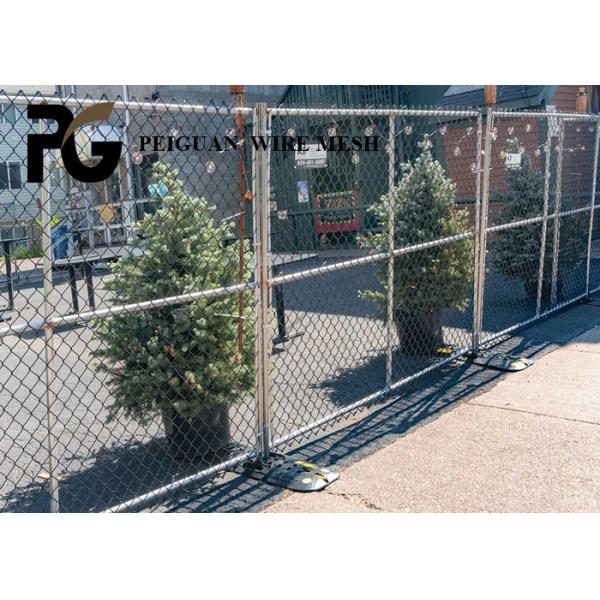 Quality Decorative Chain Link Temporary Fence Panels For Architectural Worksite for sale