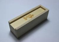 China Small Drawer Engraved Wooden Gift Box , Wooden Necklace Box With Sliding Lid factory