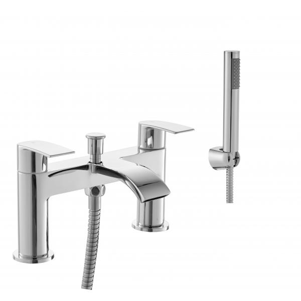 Quality Chrome And Polished Brass Bath Faucets /  Shower Mixer Faucet For Bathroom for sale
