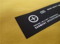 China 0.5mm Thickness Heat Transfer Clothing Tags Printed Silver Reflective Logo On Soft TPU factory