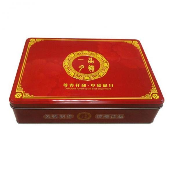 Quality Drug Packing Metal Tin Container Box Printed With Different Colors And Versions for sale