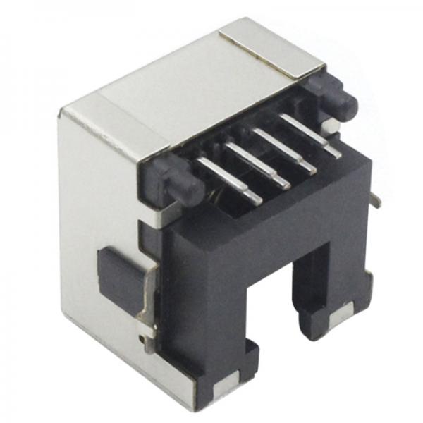 Quality 90 Degree RJ45 Female Adapter With Sink Plate 8.6 Single Port Shielding On for sale
