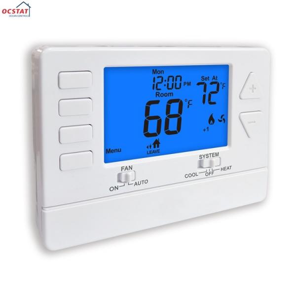 Quality ABS 24V Programmable Multi Stage Thermostat for Air Conditioner Room for sale
