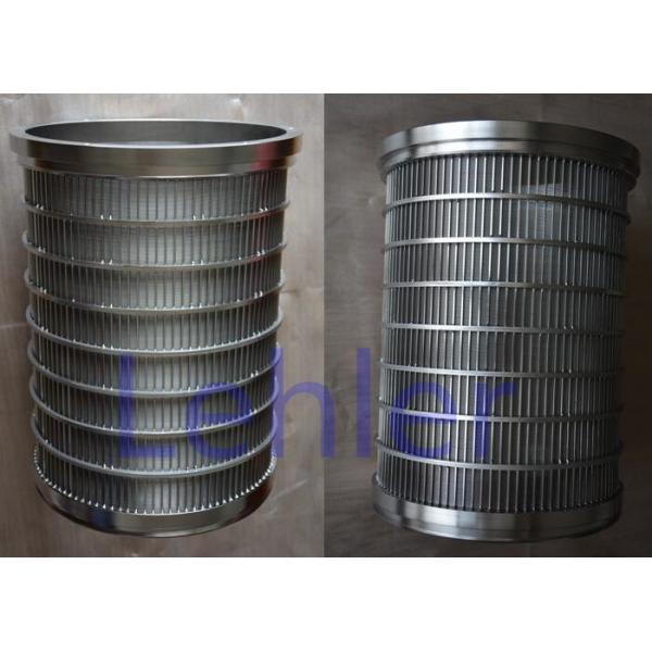 Quality PSB-280 Wedge Wire Screen Cylinders , Water Filter Basket Outside To Inside Type for sale