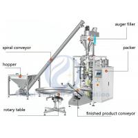 China Powder Pouch Vertical Form Fill And Seal Machine 150ml To 4000ml With Spiral Conveyor for sale