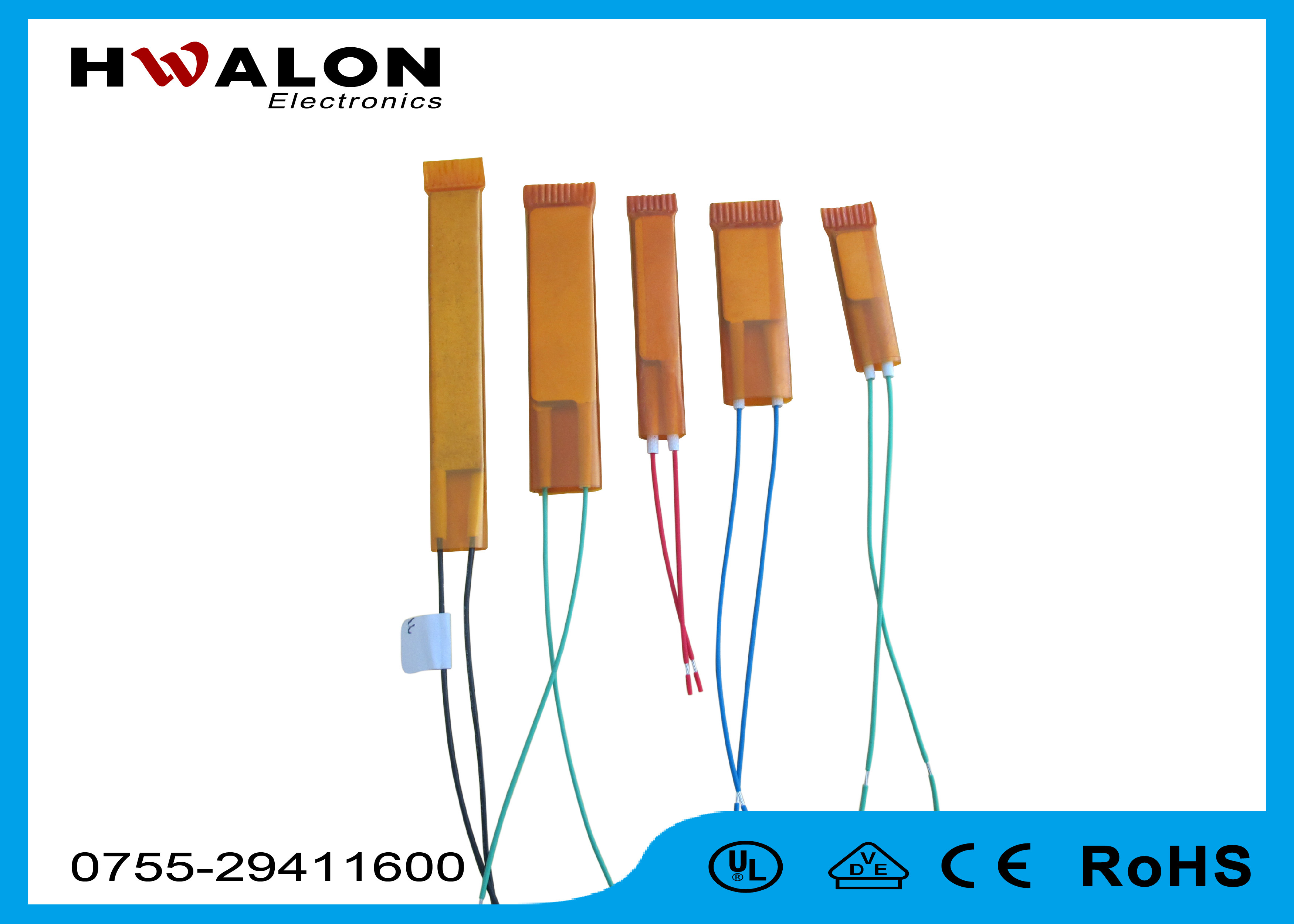 Quality Low Voltage PTC Ceramic Heater PTC Thermal Resistor High Efficiency With for sale