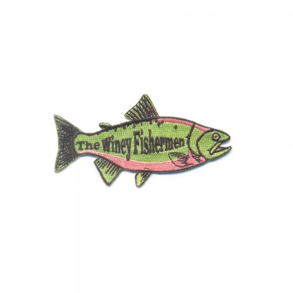 Quality Fishing Embroidery Logo Patches , Ironing Back Clothes Badges And Patches for sale