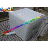 China UV Treated PVC Coated Nylon Outdoor Inflatable Tent Photo Booth With Led Light for sale