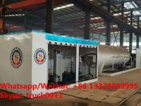 China new best price customized 20m3 skid lpg gas refilling station with double scales for sale, mobile lpg gas plant factory