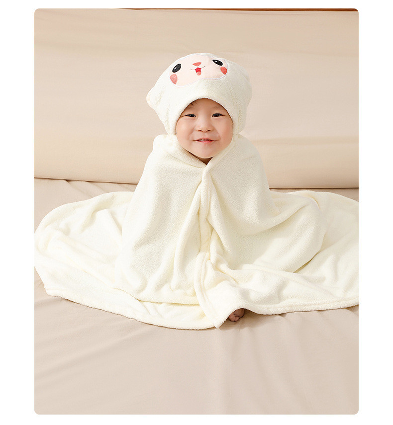 China Quick-Drying Children's Coral Velvet Bathrobe Suitable for Home in Autumn and Winter factory