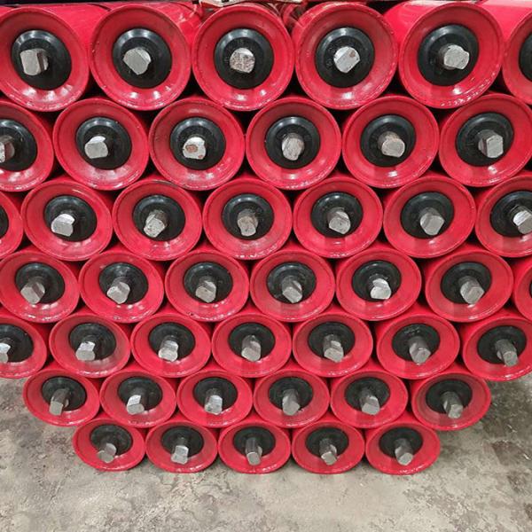Quality Rust Red Wear Resistant DT II Conveyor Roller for sale