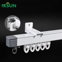 China 5m No Measuring Telescopic Curtain Track Stretched Adjustable Extendable Sliding Curtain Track Set factory