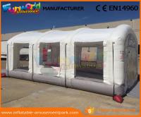 China Outdoor Inflatable Spray Booth PVC Tarpaulin Inflatable Car Tent Digital Printing factory