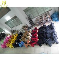China Hansel youtube animals plush animals motorized kids rides for shopping center for sale