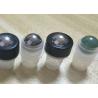 China Screw Cap Roll On Perfume Bottles , Amber Green Red Metal Ball Roll On Bottles factory