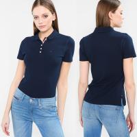 China Wholesale Summer Fashion Polo shirt Women Clothing Tops With Button factory