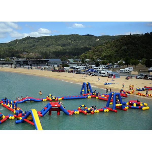 Quality Amazing Inflatable Water Park For Lake , Huge Water Park Inflatable With 0.9mm for sale