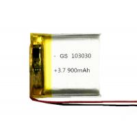 Quality 900mAh 3.7 V Batteries Lithium Ion Polymer 103030 17g For CCTV for sale