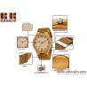 China 2018 Fashion Simple Clock Ladies Man Wooden Watches With Your Logo factory